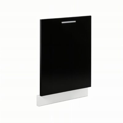 Front do zabudowy zmywarki 60 CZARNY POŁYSK z uchwytem + COKÓŁ