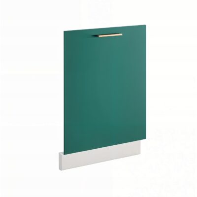 Front do zabudowy zmywarki 60 ZIELONY butelkowy z uchwytem + COKÓŁ zielona