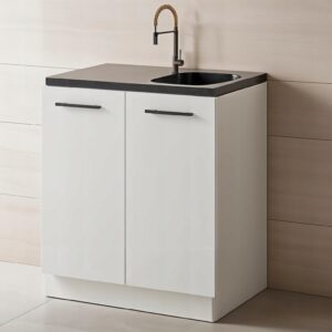 Szafka kuchenna POD ZLEW 60cm BIAŁY MAT dolna stojąca zlewozmywakowa meble