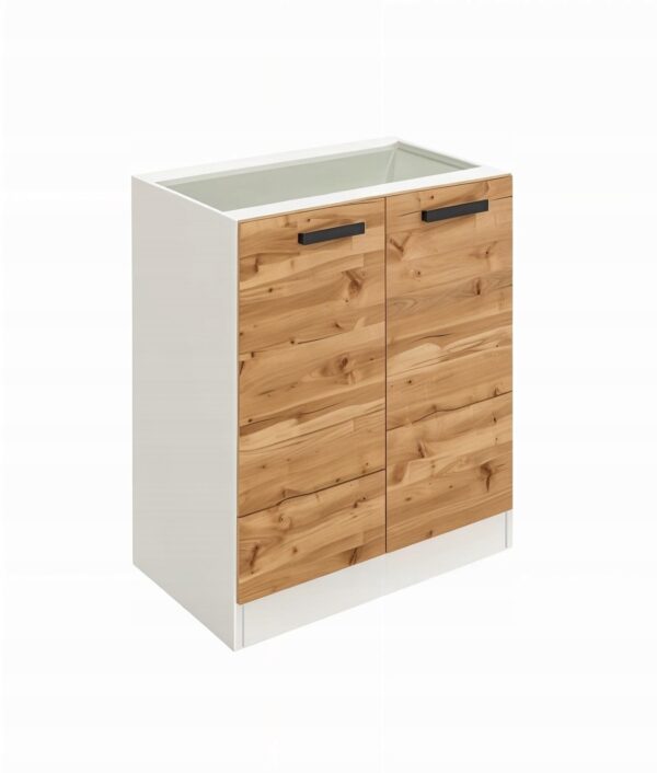 Szafka kuchenna 60cm SZARY POŁYSK MDF 2 drzwi dolna stojąca meble kuchnia - obrazek 4