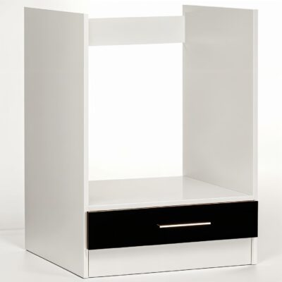 Szafka kuchenna pod piekarnik 60cm CZARNY POŁYSK stojąca do piekarnika