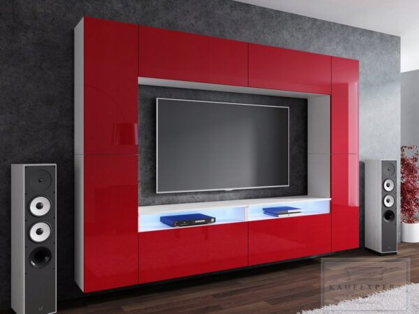 Meblościanka CINEMA Dąb Sonoma 280cm meble pokojowe salon - obrazek 4