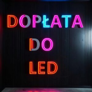 Dopłata do oświetlenia LED RGB z pilotem do meblościanki BLOOM,komody SHINE